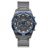 Guess Sport Analog Grey Dial Grey Steel Strap Watch for Men - W0377G5 Authentic Buy Shop Now