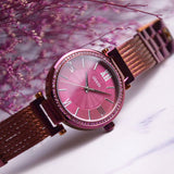 Guess Soho Pink Dial Pink Mesh Bracelet Watch For Women - W0638L6 Authentic Buy Shop Now
