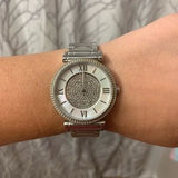 Michael Kors Catlin Silver Dial Silver Steel Strap Watch for Women - MK3355 Authentic Buy Shop Now