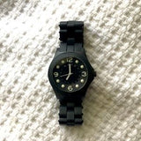 Marc Jacobs Pelly Black Dial Black Silicone Strap Watch for Women - MBM2507 Authentic Buy Shop Now