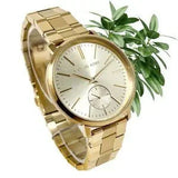 Michael Kors Jaryn Analog Quartz Gold Dial Gold Steel Strap Watch For Women - MK3500 Authentic Buy Shop Now