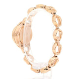 Swarovski Crystal Flower Red Dial Rose Gold Steel Strap Watch for Women - 5552783 Authentic Buy Shop Now