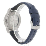 Emporio Armani Luigi Chronograph Blue Dial Black Leather Strap Watch For Men - AR60011 Authentic Buy Shop Now