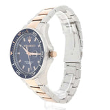 Maserati SFIDA Quartz Blue Dial Stainless Steel 44mm Watch For Men - R8853140003 Authentic Buy Shop Now
