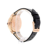 Swarovski Crystalline Hours Black Dial Black Leather Strap Watch for Women - 5295377 Authentic Buy Shop Now