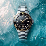 Tissot Seastar 1000 Black Dial Two Tone Steel Strap Watch for Women - T120.210.22.051.00 Authentic Buy Shop Now