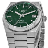 Tissot PRX Powermatic 80 Green Dial Silver Steel Strap Watch for Men - T137.207.11.091.00 Authentic Buy Shop Now