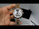 Guess Mini Sunrise Analog Silver Dial Two Tone Steel Strap Watch For Women - W0448L4 Authentic Buy Shop Now