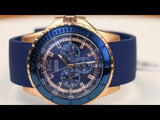 Guess Maverick Blue Dial Blue Rubber Strap Watch for Men - W0485G1 Authentic Buy Shop Now