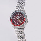 Seiko 5 Sports Thong Sia Limited Edition Red Dial Silver Steel Strap Watch For Men - SSK031K1 Authentic Buy Shop Now