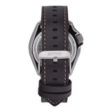 Seiko 5 Sports SKX GMT Automatic Mocha Black Dial Brown Leather Strap Watch For Men - SSK036K1 Authentic Buy Shop Now