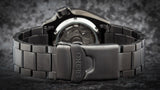 Seiko 5 Sports Automatic Black Dial Black Steel Strap Watch For Men - SRPD65K1 Authentic Buy Shop Now
