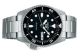 Seiko 5 Sports SKX Automatic Black Dial Silver Steel Strap Watch For Men - SRPK29K1 Authentic Buy Shop Now