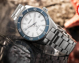 Seiko Prospex Diver 140th Anniversary Limited Edition White Dial Silver Steel Strap Watch For Men - SPB213J1 Authentic Buy Shop Now