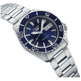 Seiko 5 Sports Automatic Blue Dial Silver Steel Strap Watch for Men - SRPK97K1 Authentic Buy Shop Now