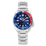 Seiko 5 Sports Automatic Blue Dial Silver Steel Strap Watch For Men - SRPD53K1 Authentic Buy Shop Now
