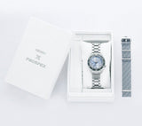 Seiko Prospex Limited Edition Automatic GMT Glacier Blue Dial Silver Steel Strap Watch For Men - SPB385J1 Authentic Buy Shop Now