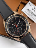 Coach Sullivan Chronograph Black Dial Black Leather Strap Watch for Men - 14602087 Authentic Buy Shop Now