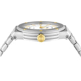 Salvatore Ferragamo F-80 Classic Silver Dial Silver Steel Strap Watch for Men - SFHY02922 Authentic Buy Shop Now