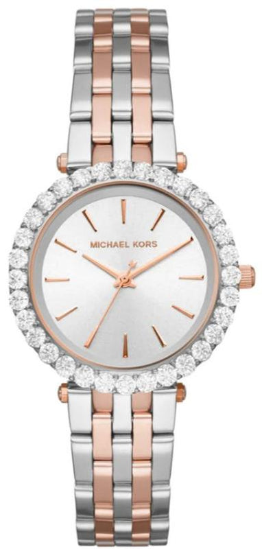 Michael Kors Darci Quartz Silver Dial Two Tone Steel Strap Watch For Women - MK4515 Authentic Buy Shop Now
