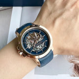 Maserati Automatic Blue Dial Blue Leather Strap Watch For Men - R8821119005 Authentic Buy Shop Now