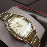 Fossil Wallace Gold Tone Dial Gold Steel Strap Watch for Women - ES3176 Authentic Buy Shop Now