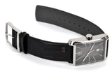 Calvin Klein Window Black Dial Black Leather Strap Watch for Men - K2M21107 Authentic Buy Shop Now