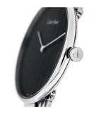 Calvin Klein Drift Black Dial Silver Steel Strap Watch for Women - K6S2N111 Authentic Buy Shop Now