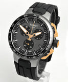 Tissot T Race Cycling Chronograph Black Dial Black Rubber Strap Watch For Men - T111.417.37.441.07 Authentic Buy Shop Now