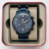 Fossil Neutra Chronograph Blue Dial Blue Steel Strap Watch for Men - FS5826 Authentic Buy Shop Now