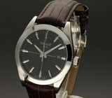Tissot Gentlemen Black Dial Brown Leather Strap Watch for Men - T127.410.16.051.01 Authentic Buy Shop Now