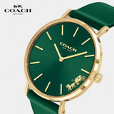 Coach Green Dial Green Leather Strap Watch for Women - 14503383 Authentic Buy Shop Now
