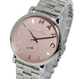 Marc Jacobs Baker Pink Dial Silver Steel Strap Watch for Women - MBM3280 Authentic Buy Shop Now