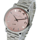 Marc Jacobs Baker Pink Dial Silver Steel Strap Watch for Women - MBM3283 Authentic Buy Shop Now