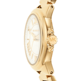 Michael Kors Camille Quartz White Dial Gold Steel Strap Watch For Women - MK7255 Authentic Buy Shop Now