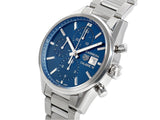 Tag Heuer Carrera Chronograph 41mm Blue Dial Silver Steel Strap Watch for Men - CBK2112.BA0715 Authentic Buy Shop Now