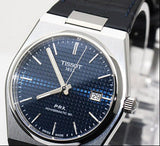 Tissot PRX Powermatic 80 Blue Dial Blue Leather Strap Watch for Men - T137.407.16.041.00 Authentic Buy Shop Now