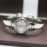 Gucci Guccissima Quartz Silver Dial Silver Steel Strap Watch For Women - YA134502 Authentic Buy Shop Now