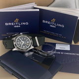 Breitling Superocean Automatic 44mm Outerknown Green Dial Green Nylon Strap Watch for Men - A17367A11L1W1 Authentic Buy Shop Now