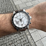 Tissot Supersport Chrono Silver Dial Brown Leather Strap Watch for Men - T125.617.16.031.00 Authentic Buy Shop Now
