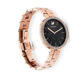 Swarovski Cosmopolitan Black Dial Rose Gold Steel Strap Watch for Women - 5517797 Authentic Buy Shop Now