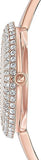 Swarovski Crystal Rose Silver Dial Rose Gold Steel Strap Watch for Women - 5484073 Authentic Buy Shop Now