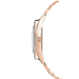 Swarovski Crystalline Aura Silver Dial Rose Gold Steel Strap Watch for Women - 5519459 Authentic Buy Shop Now