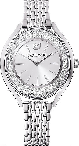 Swarovski Crystalline Aura Silver Dial Silver Steel Strap Watch for Women - 5519462 Authentic Buy Shop Now