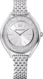 Swarovski Crystalline Aura Silver Dial Silver Steel Strap Watch for Women - 5519462 Authentic Buy Shop Now