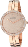 Swarovski Cosmopolitan Diamond Powder Gold Dial Rose Gold Steel Strap Watch for Women - 5517800 Authentic Buy Shop Now
