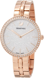 Swarovski Cosmopolitan Diamond Powder Silver Dial Rose Gold Steel Strap Watch for Women - 5517803 Authentic Buy Shop Now