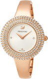 Swarovski Crystal Rose Silver Dial Rose Gold Steel Strap Watch for Women - 5484073 Authentic Buy Shop Now