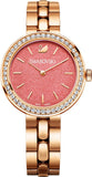 Swarovski Daytime Quartz Coral Dial Rose Gold Steel Strap Watch for Women - 5182250 Authentic Buy Shop Now