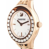 Swarovski Lovely Crystals Mother of Pearl Dial Rose Gold Steel Strap Watch for Women - 5261496 Authentic Buy Shop Now